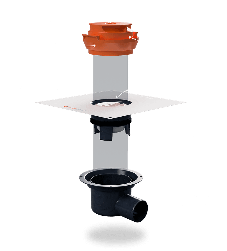 Slidedrain-Exploded-view